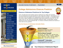 Tablet Screenshot of go4college.com
